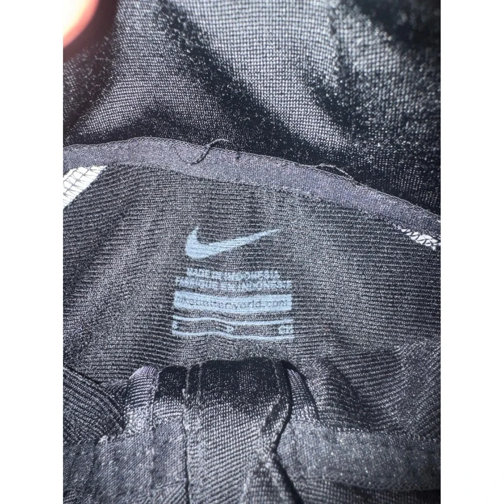 Nike Youth Track Jacket Black White Dri Fit Athletic Full Zip Kids Size Small‎